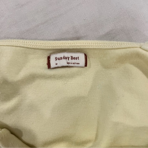 Aritzia Sunday Best Yellow Bodysuit - Picture 5 of 6